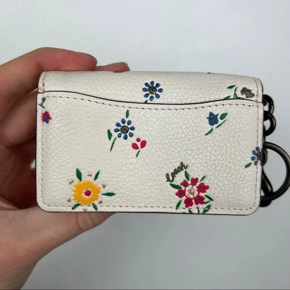 Coach RARE Tabby Floral Mini Keychain Bag - Picture 4 of 7